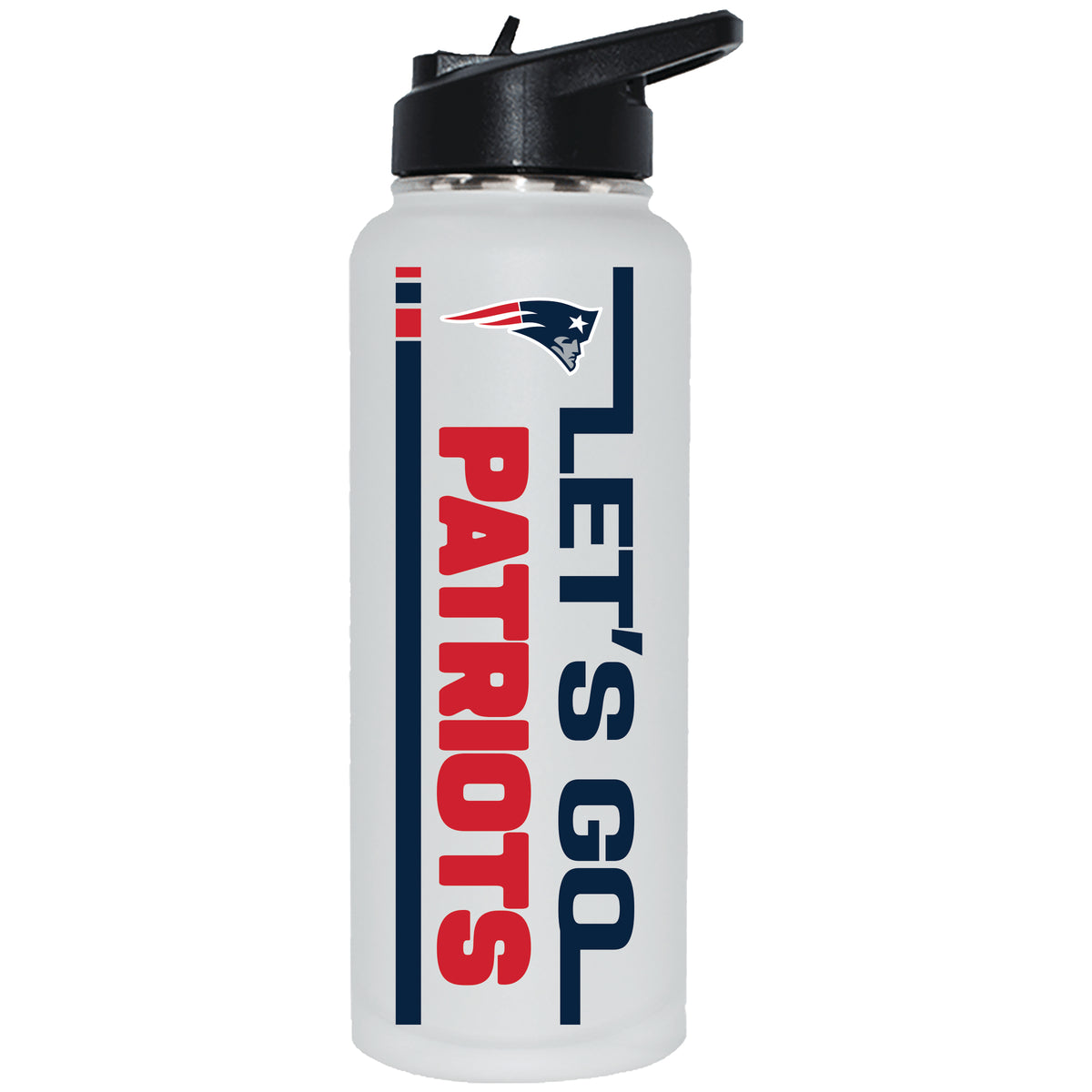 34oz Quencher Let's Go Team Dash Design | New England Patriots