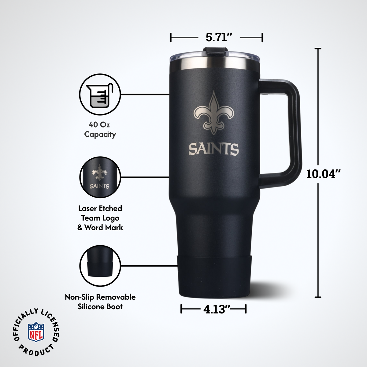 40 OZ Game Day Tumbler I | New Orleans Saints