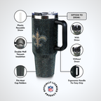 40oz TC Bling Game Day Tumbler I | New Orleans Saints