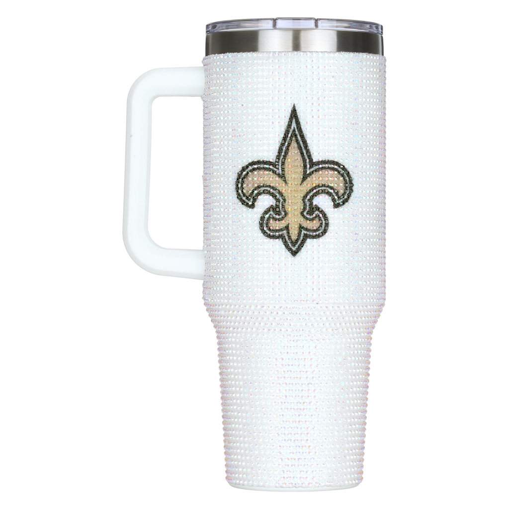 40oz Bling Collosal Tumbler | New Orleans Saints