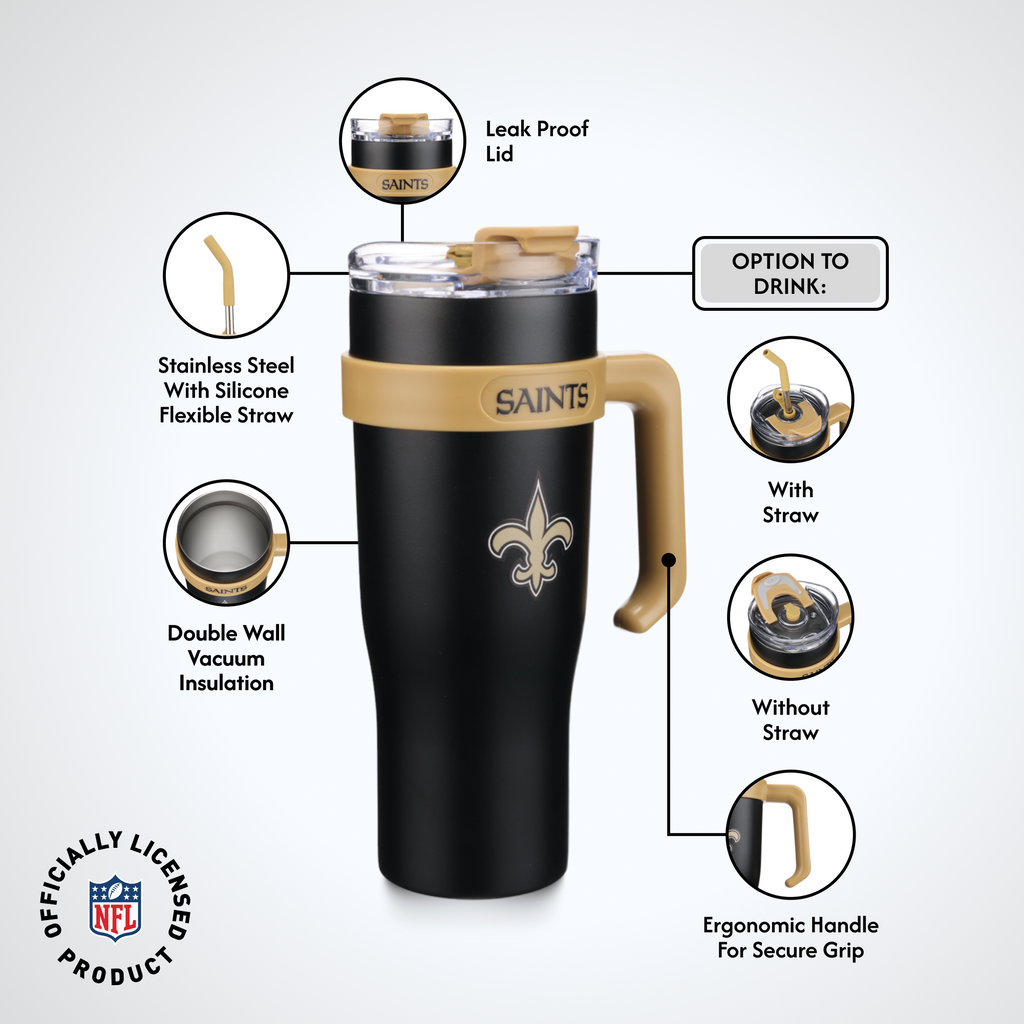 40oz Slim Tumbler I | New Orleans Saints