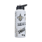 34oz Team Spirit Water Bottle I | New Orleans Saints