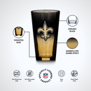 2-Pack Ombre Pint Glasses | New Orleans Saints