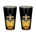 2-Pack Ombre Pint Glasses | New Orleans Saints