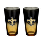 2-Pack Ombre Pint Glasses | New Orleans Saints