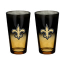 2-Pack Ombre Pint Glasses | New Orleans Saints