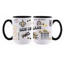 Loco Design 2 pack 15oz Mug | New Orleans Saints
