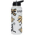  Saints 34oz Bow White Quencher Water Bottle 