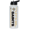 34oz Quencher Let's Go Team Dash Design | New Orleans Saints