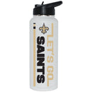 34oz Quencher Let's Go Team Dash Design | New Orleans Saints