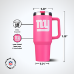 40oz Pink Game Day Tumbler I | New York Giants