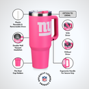 40oz Pink Game Day Tumbler I | New York Giants