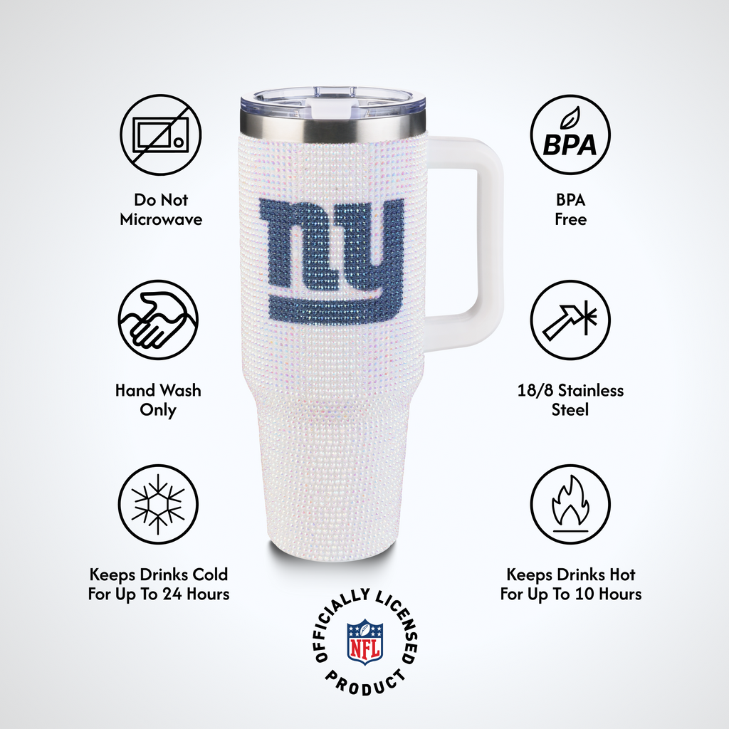 40oz Bling Collosal Tumbler | New York Giants