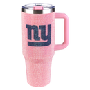 40oz Pink Bling Game Day Tumbler I | New York Giants