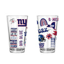2pk 16oz Pint Glass, DP, Loco Design | New York Giants