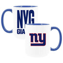 2pk 15oz White Mug Logo + Wordmark | New York Giants
