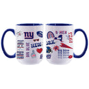 Loco Design 2 pack 15oz Mug | New York Giants