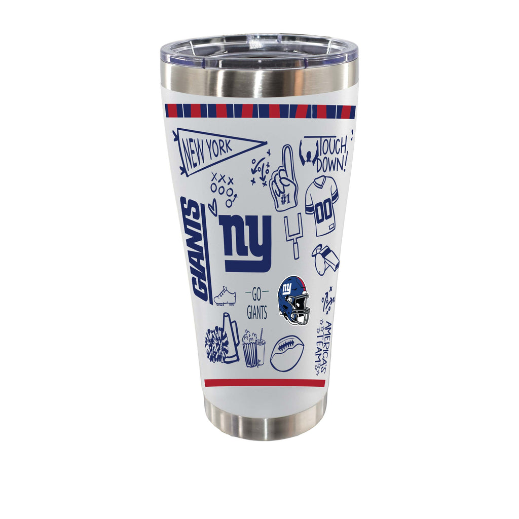 Sketchpad Design 30oz SS Tumbler | New York Giants