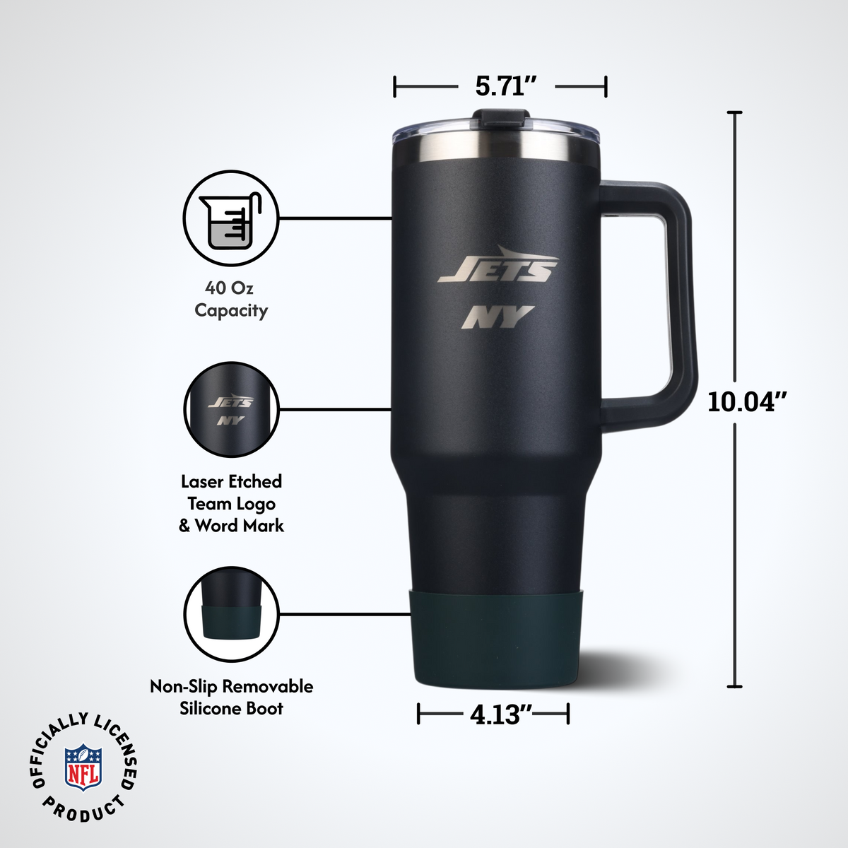 40 OZ Game Day Tumbler I | New York Jets