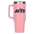 40oz Pink Bling Game Day Tumbler I | New York Jets