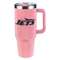 40oz Pink Bling Game Day Tumbler I | New York Jets