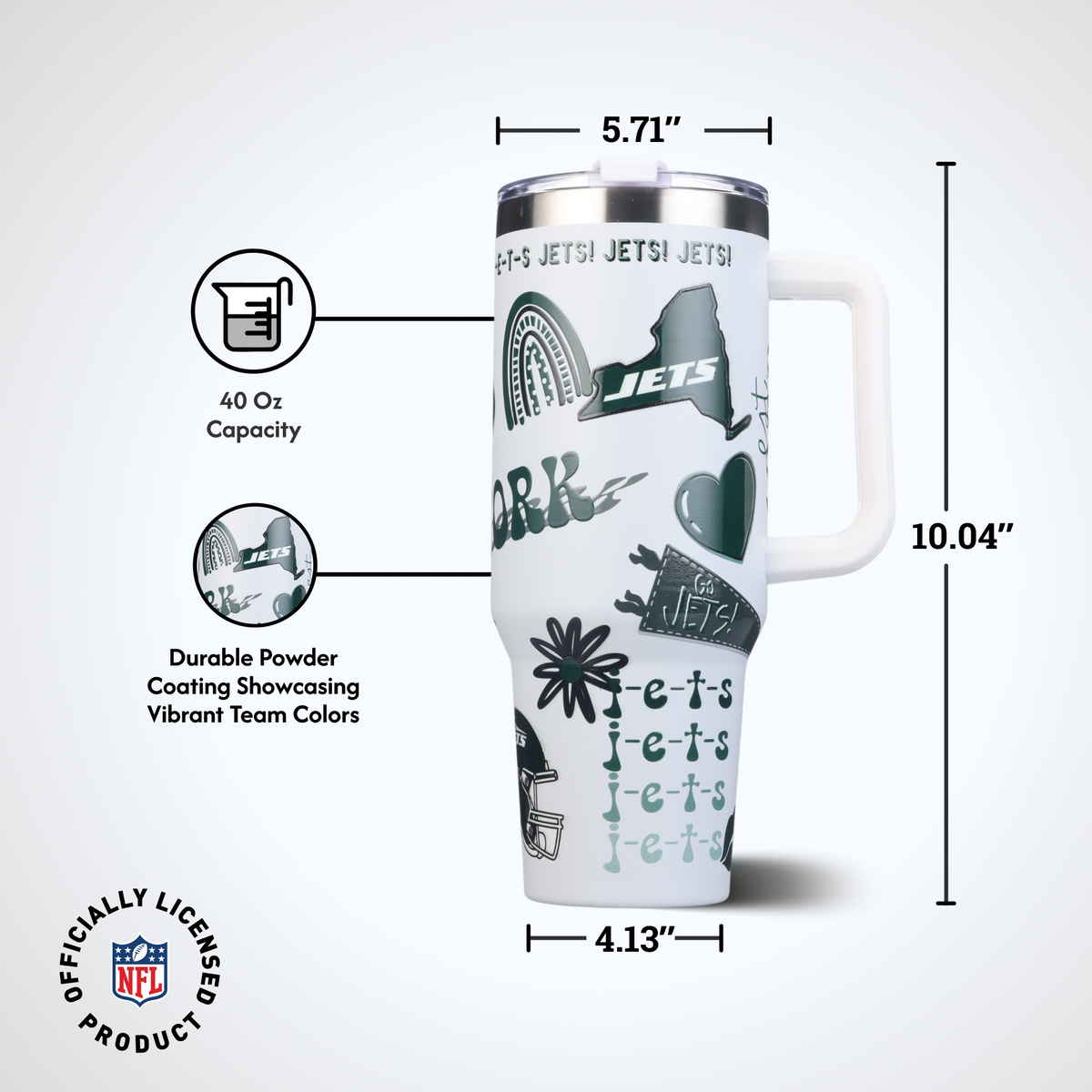 40oz Team Spirit Game Day Tumbler I | New York Jets