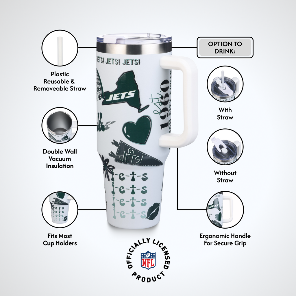 40oz Team Spirit Game Day Tumbler I | New York Jets
