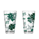 2pk 16oz Pint Glass, DP, Flowers | New York Jets