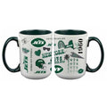 Loco Design 2 pack 15oz Mug | New York Jets