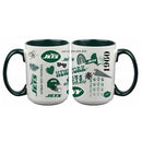 Loco Design 2 pack 15oz Mug | New York Jets