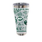 Sketchpad Design 30oz SS Tumbler | New York Jets