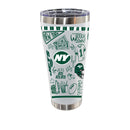 Sketchpad Design 30oz SS Tumbler | New York Jets