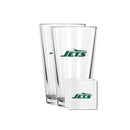 2 Pack Pint and Coasters Set | New York Jets