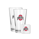 2 Pack Pint and Coasters set  | Ohio State University