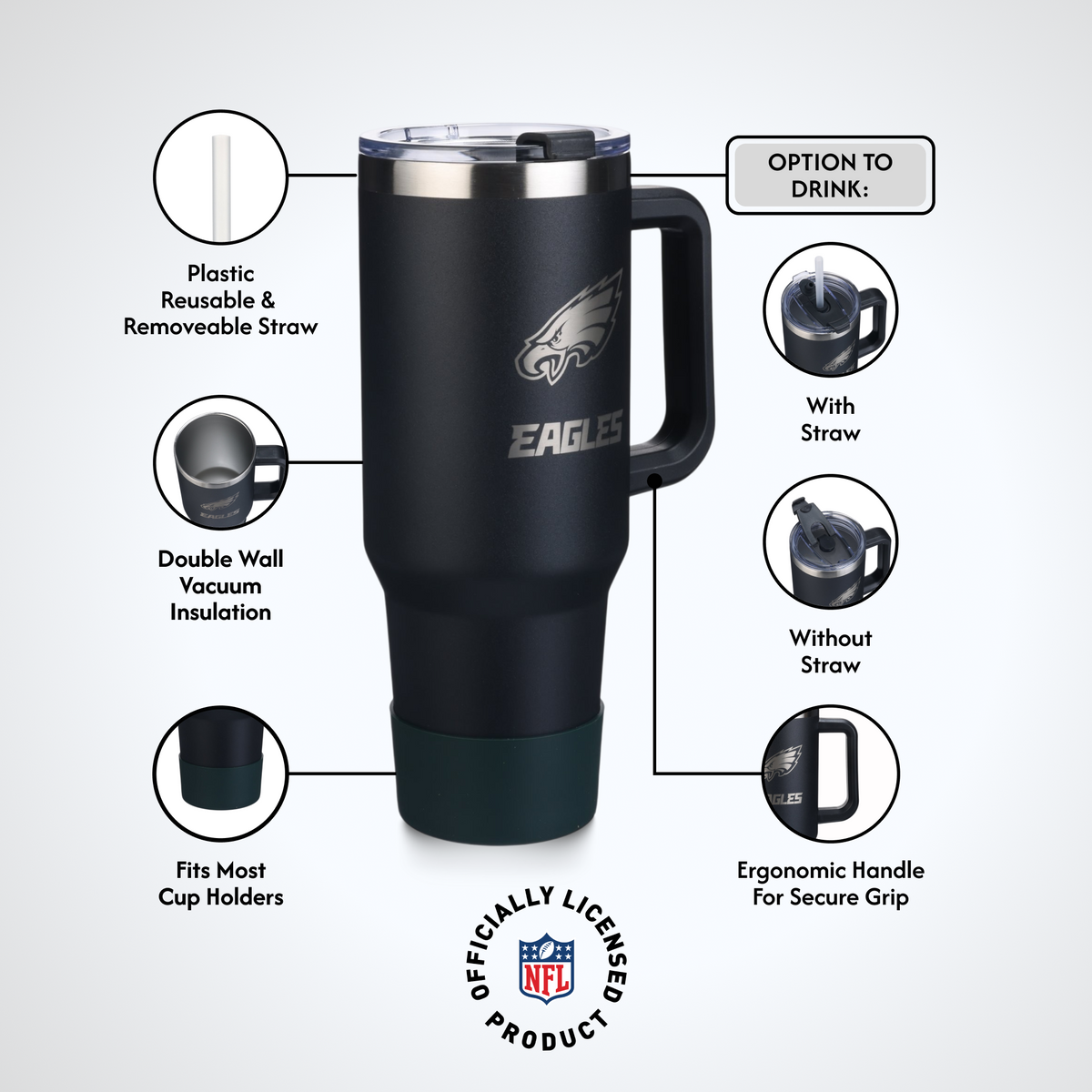 40 OZ Game Day Tumbler I | Philadelphia Eagles