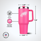 40oz Pink Game Day Tumbler I | Philadelphia Eagles