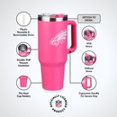 40oz Pink Game Day Tumbler I | Philadelphia Eagles