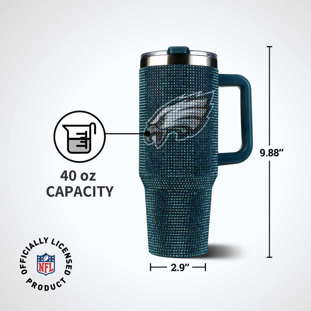 40oz TC Bling Game Day Tumbler I | Philadelphia Eagles