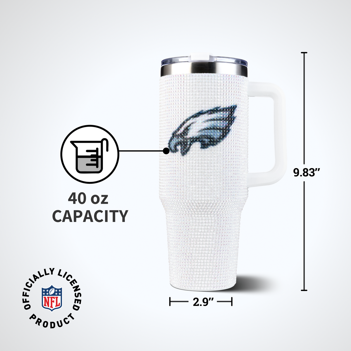 40oz Bling Collosal Tumbler | Philadelphia Eagles