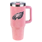 40oz Pink Bling Game Day Tumbler I | Philadelphia Eagles