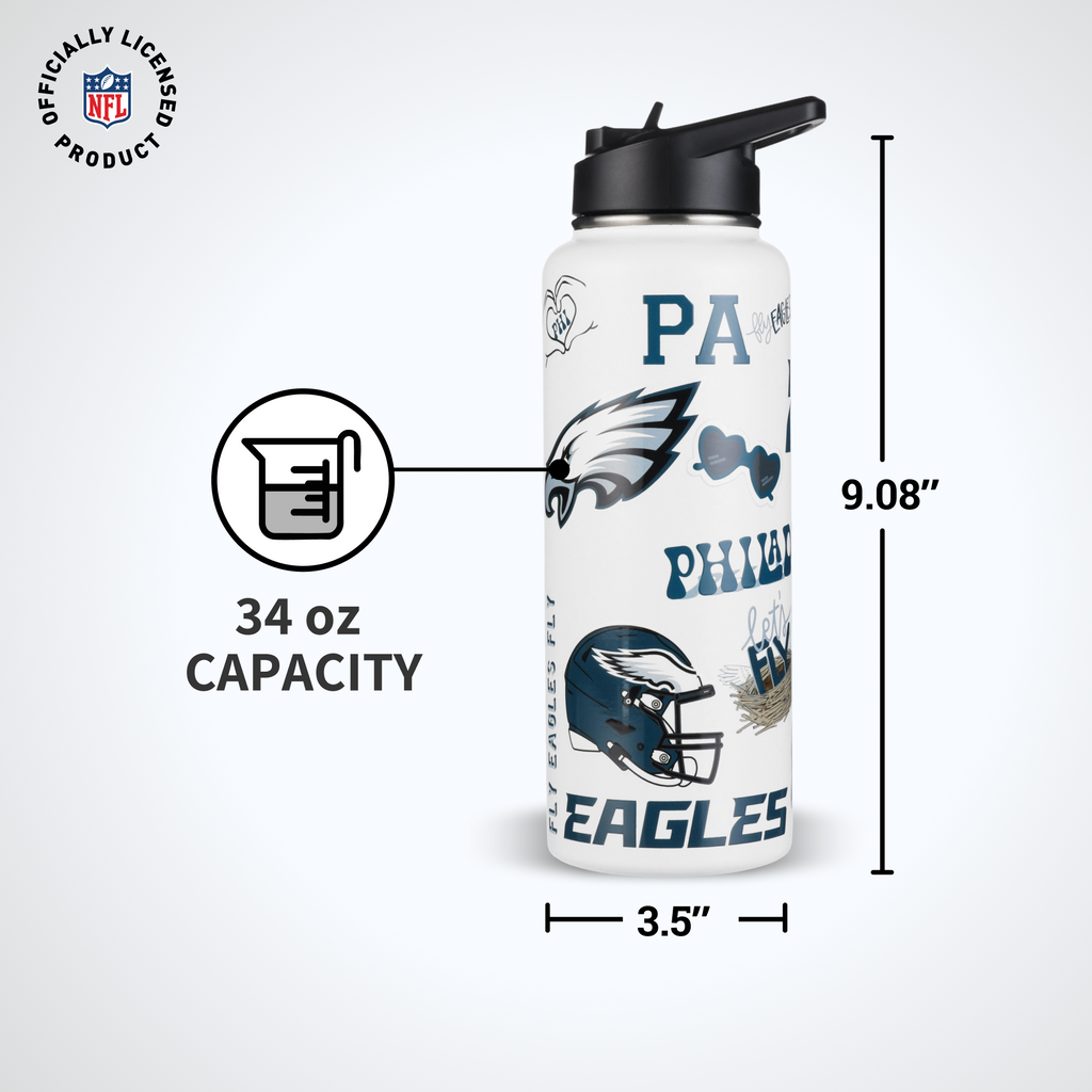 34oz Team Spirit Water Bottle I | Philadelphia Eagles