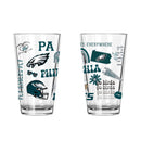 2pk 16oz Pint Glass, DP, Loco Design | Philadelphia Eagles