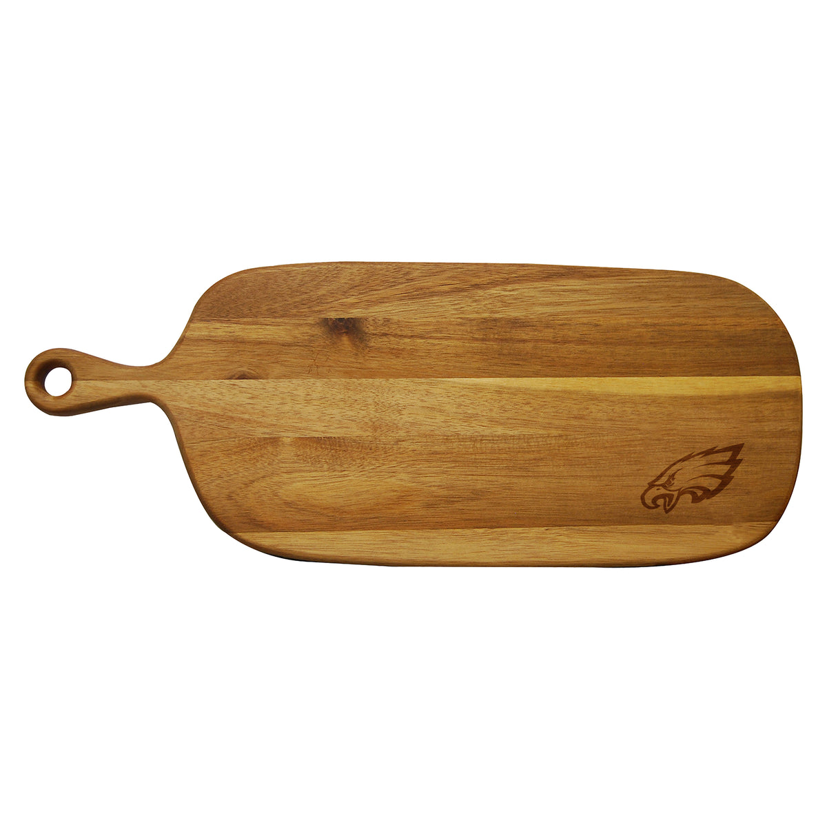 Personalized Acacia Paddle Cutting & Serving Board | Philadelphia Eagles