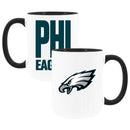 2pk 15oz White Mug Logo + Wordmark | Philadelphia Eagles