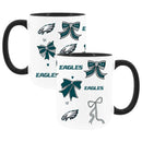  Eagles 2pk 15oz Bow Coffee Mug 