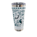 Sketchpad Design 30oz SS Tumbler | Philadelphia Eagles