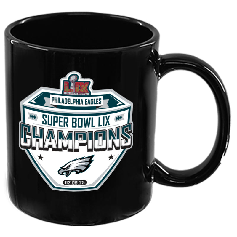 11oz Black Mug, Super Bowl 59, 2025