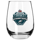 15oz Stemless Wine Glass, DP Super Bowl 59, 2025