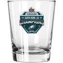 15oz Double Old Fashioned Glass, Direct Print, Super Bowl 59, 2025