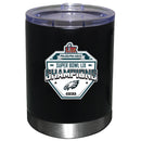 12oz Black Lowball Tumbler, Direct Print, Super Bowl 59, 2025